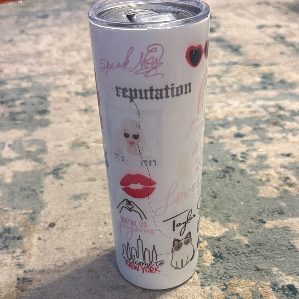 Taylor Swift Inspired Tumbler